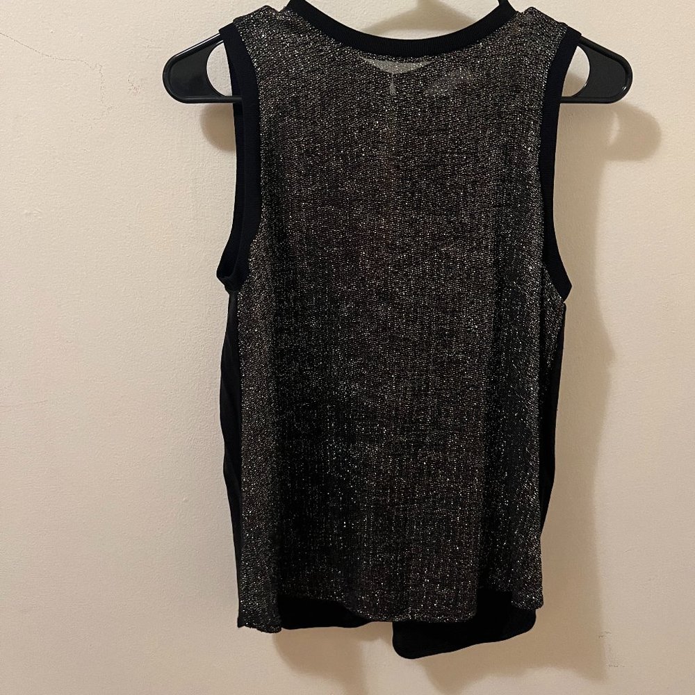 Sheer metallic REISS Blouse M